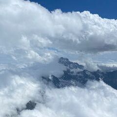 Flugwegposition um 12:52:06: Aufgenommen in der Nähe von 10060 Bobbio Pellice, Turin, Italien in 3829 Meter